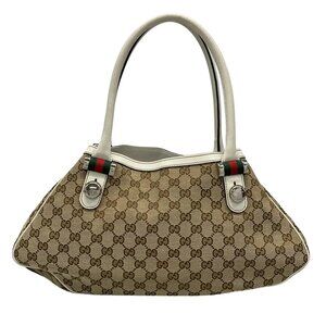 Authentic GUCCI Leather Shoulder Bag br488-112025